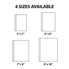 Personalized Photo Name Pattern Hardcover Notebook 8  x 10  Hardcover Notebook View7