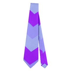 Chevron Blue Neckties (two Side) 