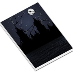 Dark Scene Illustration Large Memo Pads