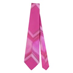 Pink Sweet Number 16 Diamonds Geometric Pattern Neckties (two Side) 
