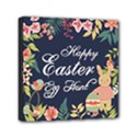 Happy Easter Egg Hunt Flower Mini Canvas 6  x 6  (Framed) View1