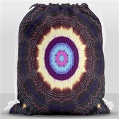 Mandala Art Design Pattern Drawstring Bag (large)