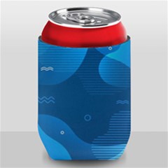 Abstract Classic Blue Background Can Holder