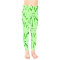 Electric Lime Kids  Leggings