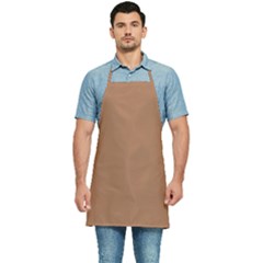 Brass Knuckles Brown Kitchen Apron