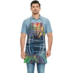 Color-background-structure-lines- Kitchen Apron