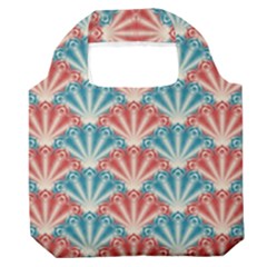 Seamless-patter-peacock Premium Foldable Grocery Recycle Bag