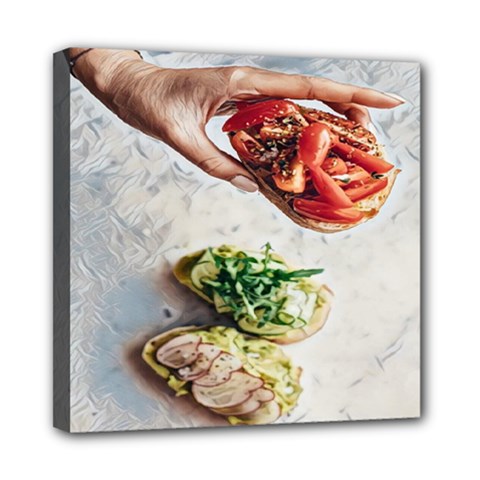 A Beautiful Bruschetta Mini Canvas 8  X 8  (stretched)