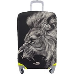 Angry Male Lion Luggage Cover (large)