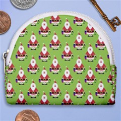 Christmas-santaclaus Horseshoe Style Canvas Pouch