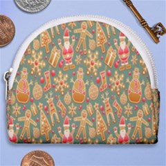 Pattern-santa Horseshoe Style Canvas Pouch
