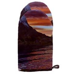 Sunset Island Tropical Sea Ocean Water Travel Microwave Oven Glove