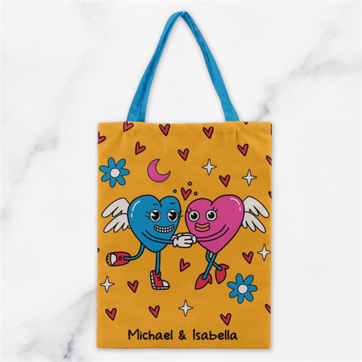 Valentine Hearts Smile Classic Tote Bag