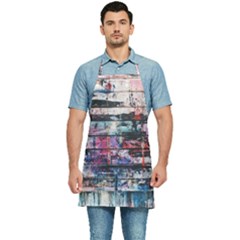 Splattered Paint On Wall Kitchen Apron