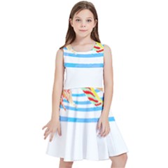 Fishing Lover T- Shirtfish T- Shirt (3) Kids  Skater Dress