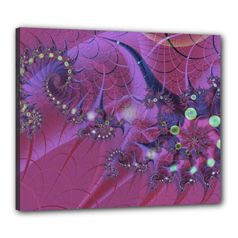 Fractal Math Abstract Abstract Art Digital Arts Canvas 24  X 20  (stretched)