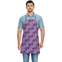 Pattern Seamless Design Decorative Hexagon Shapes Kitchen Apron