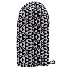 Geometric-tile-background Microwave Oven Glove