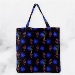 Background Pattern Graphic Grocery Tote Bag