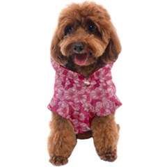 Cute Pink Sakura Flower Pattern Dog Coat