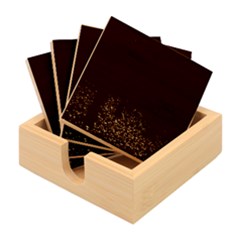 Dark Forest Nature Bamboo Coaster Set