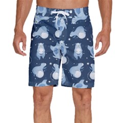Bear Pattern Patterns Planet Animals Men s Beach Shorts