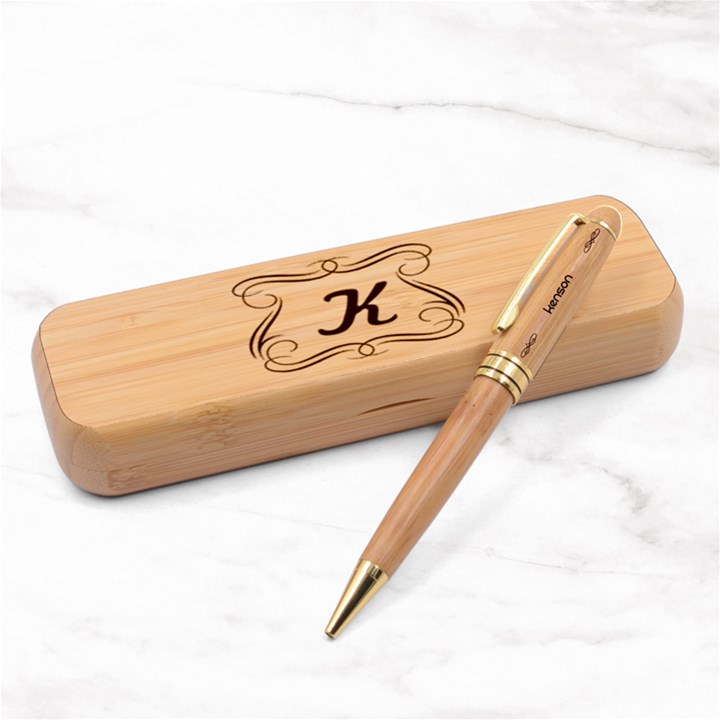 Personalized Name Alderwood Pen Set