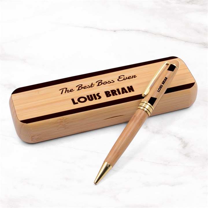 Personalized Name Alderwood Pen Set