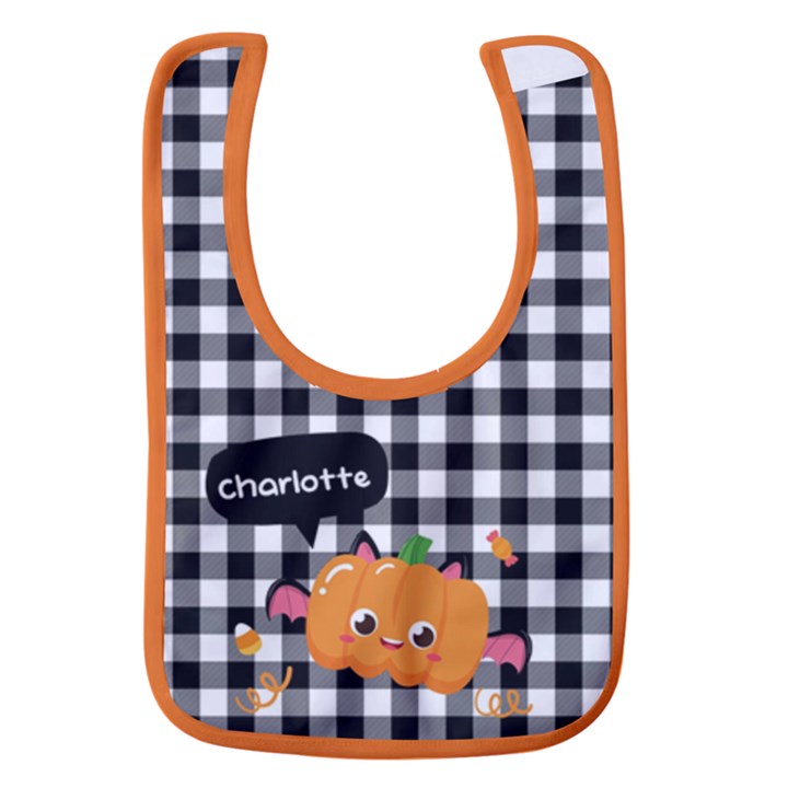 Halloween Pumpkin Baby Bib
