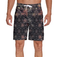 Abstract Psychedelic Geometry Andy Gilmore Sacred Men s Beach Shorts
