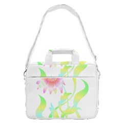 Flower Pattern T- Shirtflower T- Shirt Macbook Pro 16  Shoulder Laptop Bag