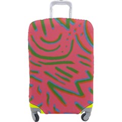 Pattern Saying Wavy Luggage Cover (large)