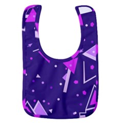 Memphis Pattern Geometric Abstract Baby Bib
