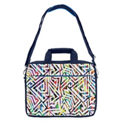 Blue Space Aztec Fashion 16  Shoulder Laptop Bag 