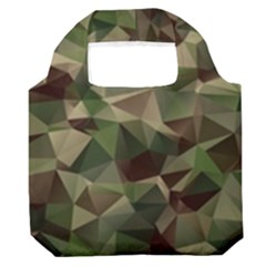 Abstract Vector Military Camouflage Background Premium Foldable Grocery Recycle Bag