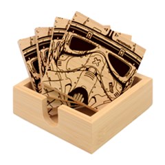 Stormtrooper Bamboo Coaster Set
