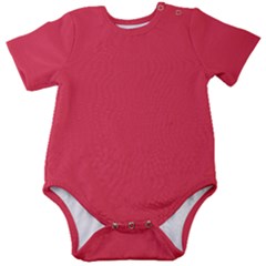 Pink, Color, Background, Monochromic, Minimalism Baby Short Sleeve Bodysuit