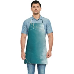 Background Flower Minimalist Kitchen Apron