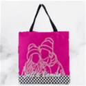 Personalized Hand Draw Style Heart 3 Grocery Tote Bag View1