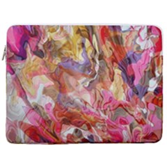 Abstract Wings 17  Vertical Laptop Sleeve Case With Pocket