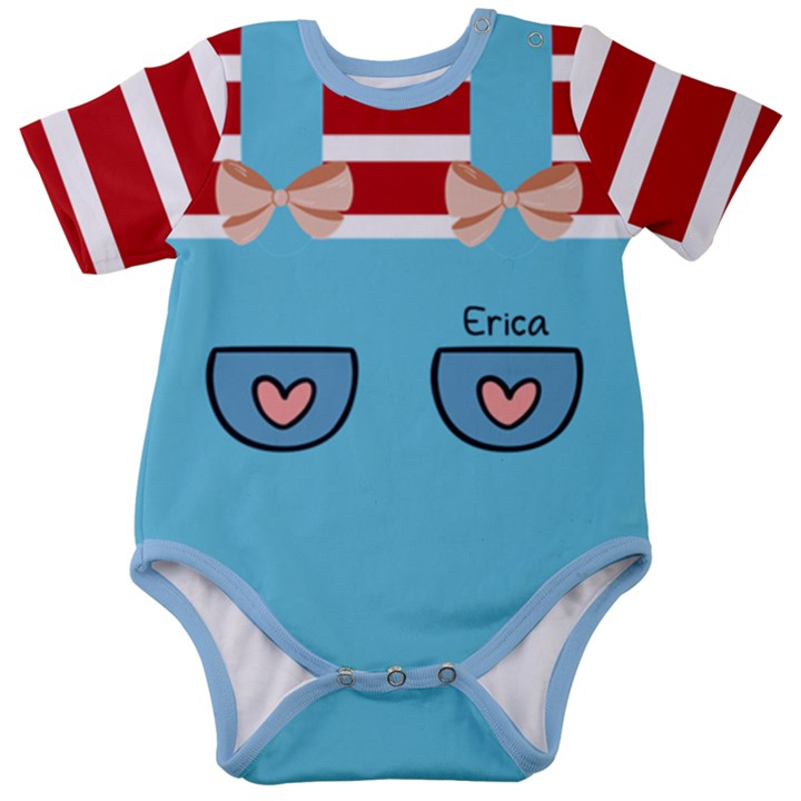 Personalized One Piece Name Baby Short Sleeve Bodysuit Baby Short Sleeve Bodysuit