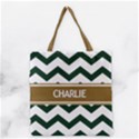 Personalized Monogram Name Any Text Tote Bag Grocery Tote Bag View2