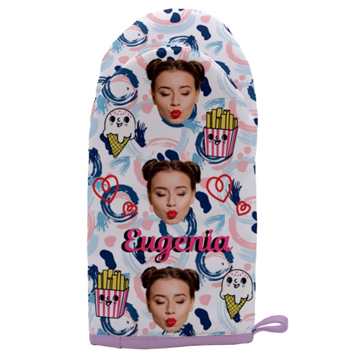 Personalized Love Fast Food Photo Microwave Oven Glove Microwave Oven Glove