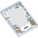 Personalized Rainy Day with Bear illustration Any Text Name Large Memo Pad Large Memo Pads View1