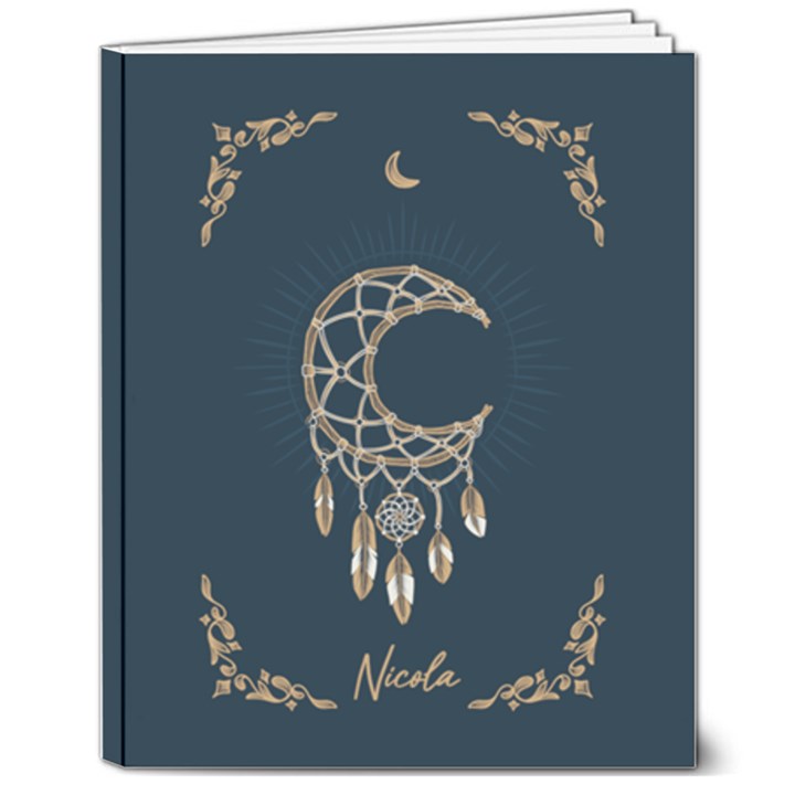 Personalized Name Tarot Hardcover Notebook 8  x 10  Hardcover Notebook