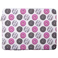 Pattern Seamless Design Decorative 17  Vertical Laptop Sleeve Case With Pocket