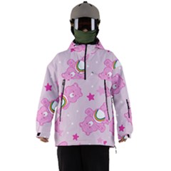 Cheer Bear Pink, Care, Care Bears, Cartoon Men s Ski And Snowboard Waterproof Breathable Jacket