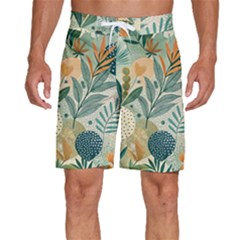 Leaves Pattern Flora Men s Beach Shorts
