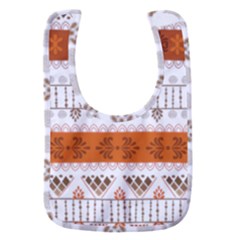 Ethnic Traditional Seamless Pattern Baby Bib