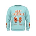 Personalized Any Text  Gingerbread man Xmas Kids  Sweatshirt Kids  Sweatshirt View1